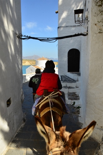 île grecque de Rhodes, Lindos,  la « Perle du Sud »